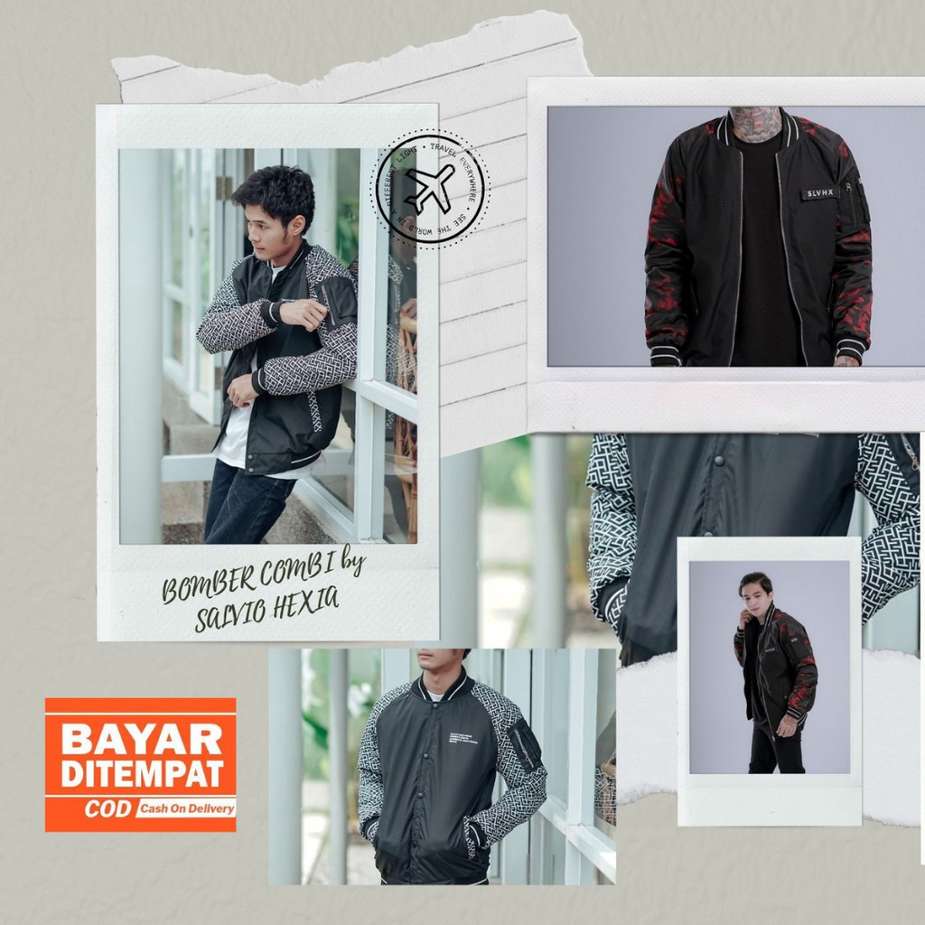 Jaket BOMBER COMBI by SALVIO HEXIA