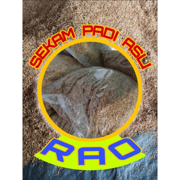 Rao Sekam Padi  1kg Media Tanam terbaik dari Cangkang Beras