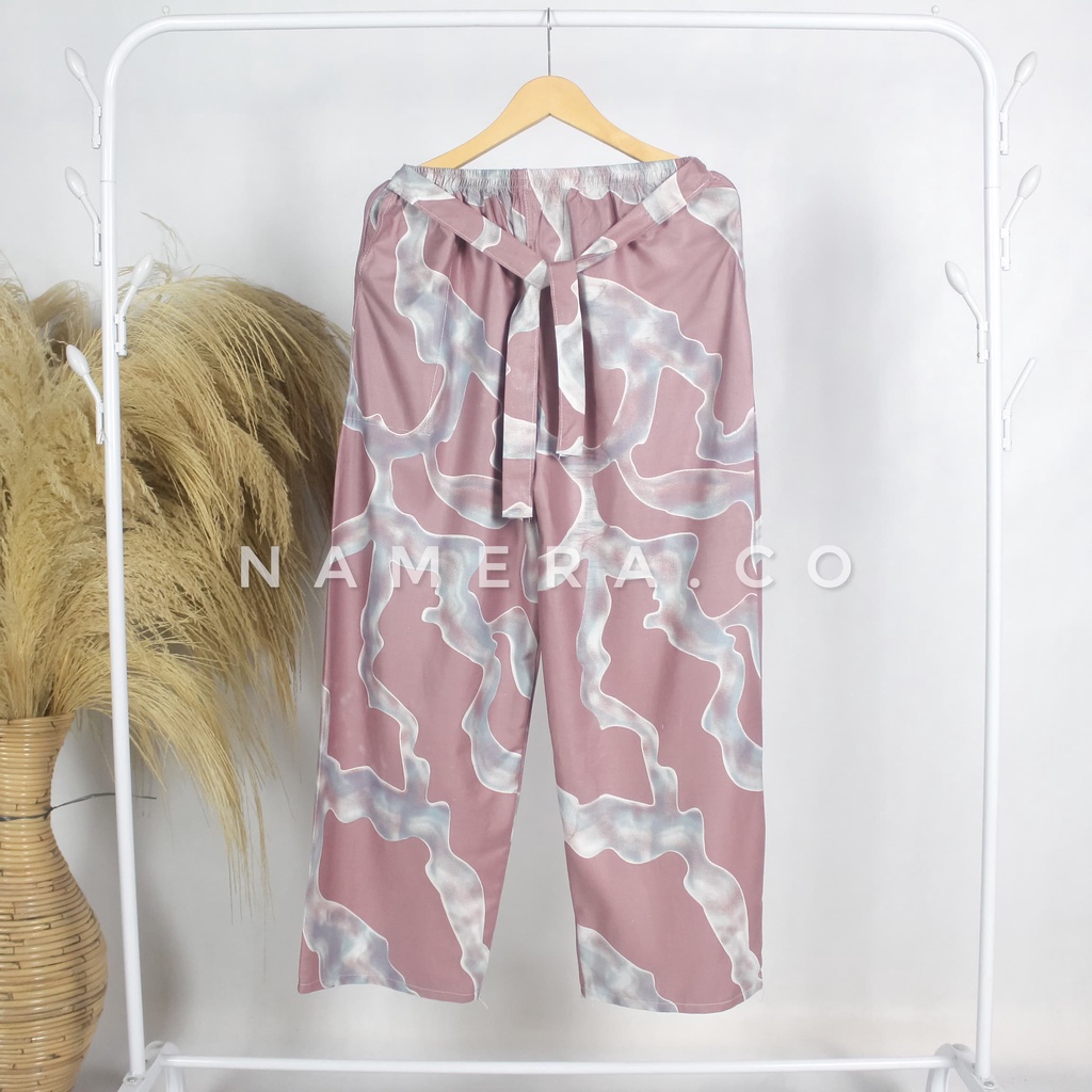 Celana Kulot Vanessa  / Zebra / Tie Dye CC Rayon Motif Bali