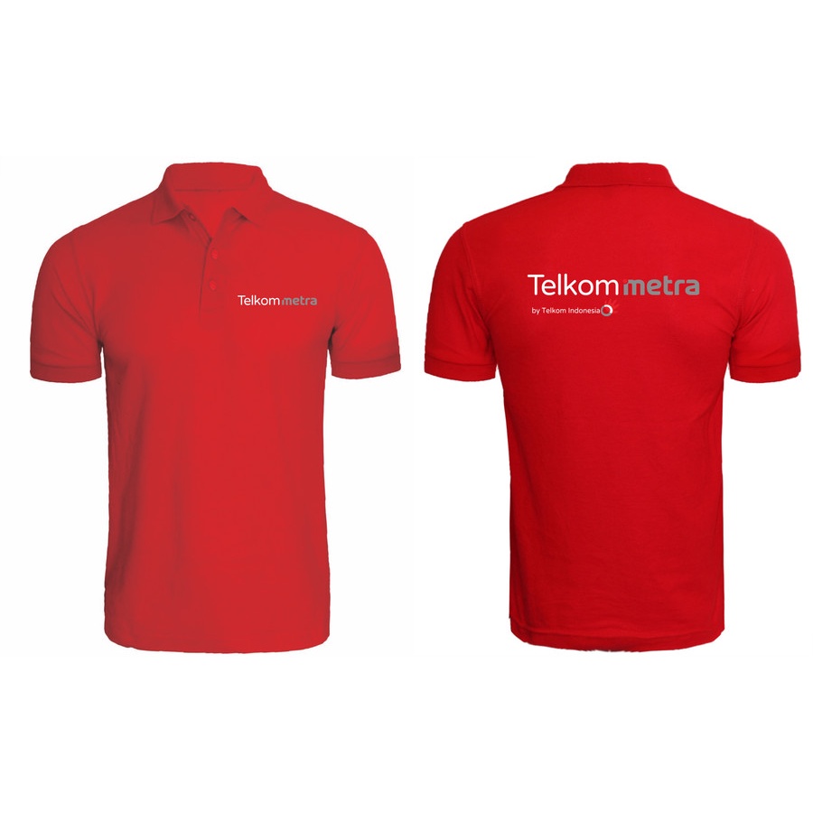 polo shirt telkom metra / baju kerah telkommetra telkomsel