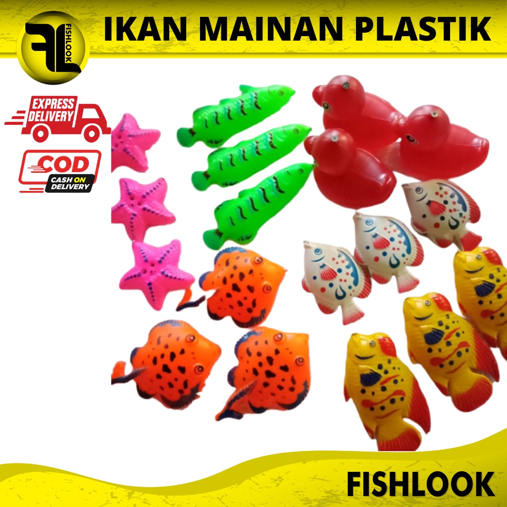 Ikan Plastik Mainan / Hiasan Aquarium