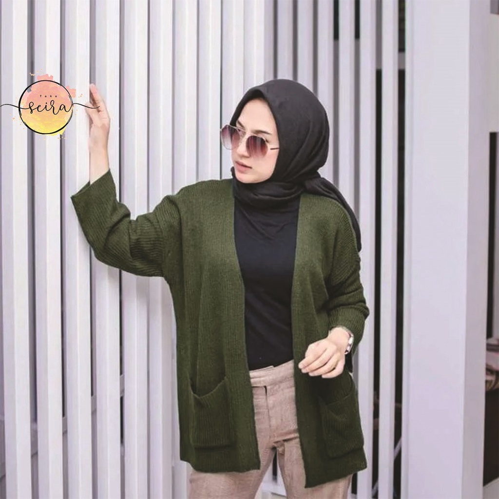 [BISA COD] Kardigan Rajut Loocy Oversize / Loocy Cardigan Oversized Rajut Wanita / Loocy Cardy