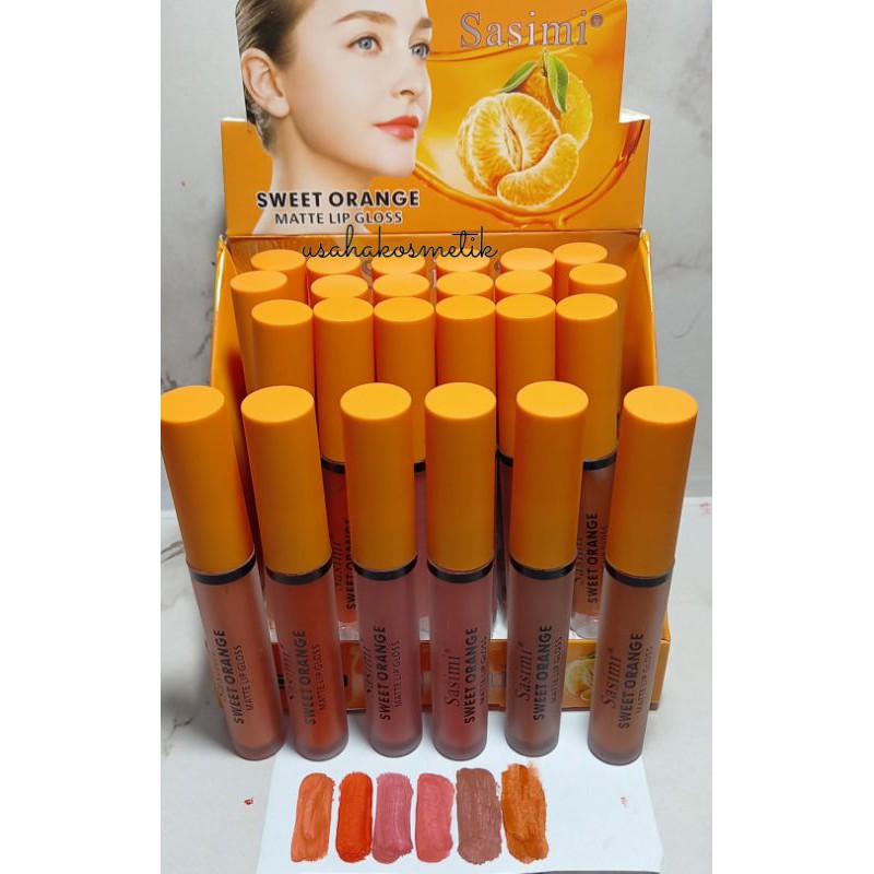 PROMO 6PC!! LIP GLOSS MATTE SASIMI (PICT 1) NO.S863