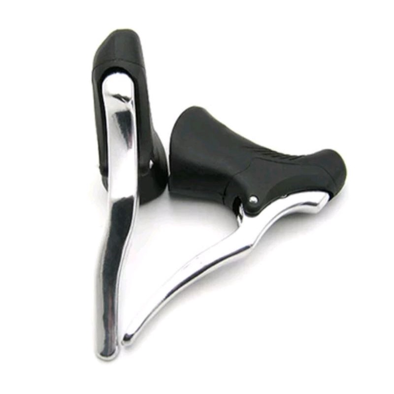 ZTTO SEPASANG Handle Rem Brake Tuas Rem Sepeda Balap Lever Bike Alloy Alumunium Drop Bar Stang Roadbike