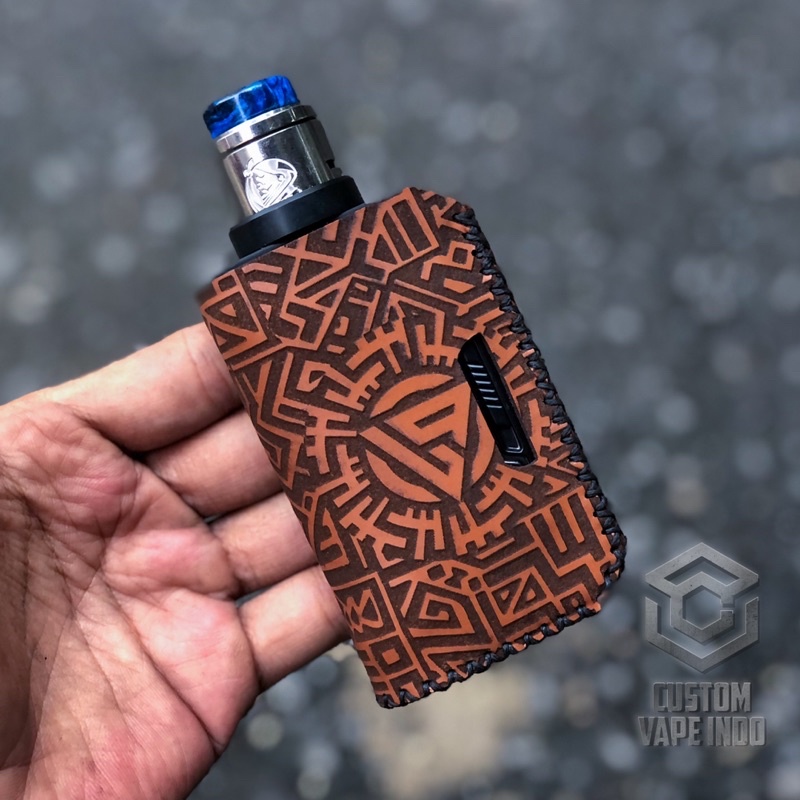 Leather Sleeve case AEGIS LEGEND 2 KIT 200W Motif Full Enggraving