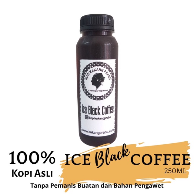 

Ice Black Coffee Kopi Hitam