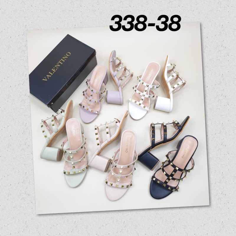 TERMURAH Sepatu Valentino YC-338-33 Slide Sandal 7cm / Wedges / Wedge Sandal / Sepatu Pesta Wanita
