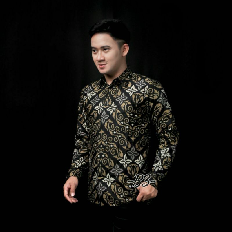 KEMEJA BATIK SOGAN KEMEJA PANJANG AGRAPANA