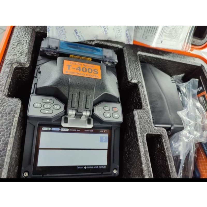 fusion splicer sumitomo t400s/SUMITOMO T-400S/alat sambung fiber optik