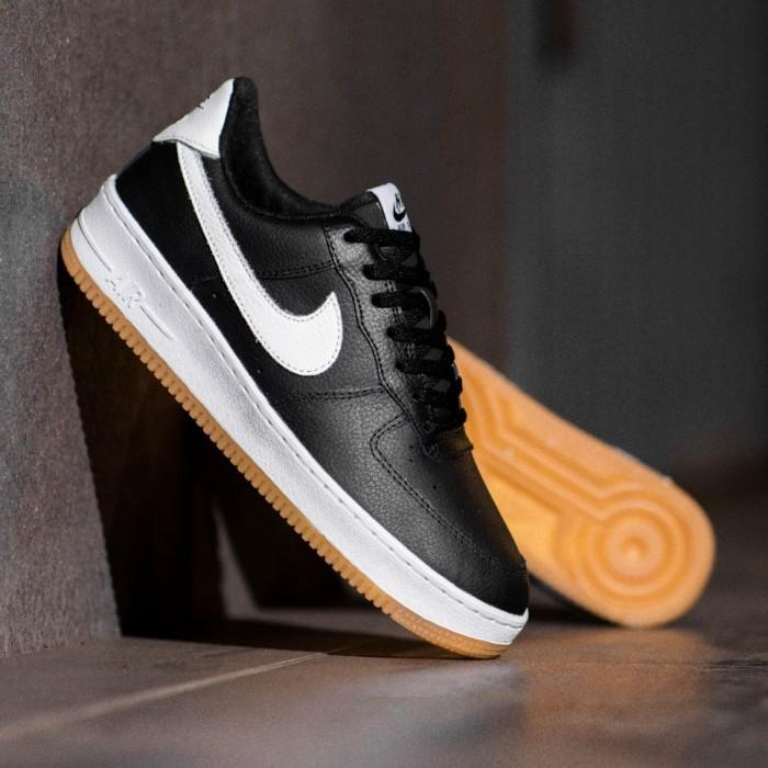 black af1 white sole