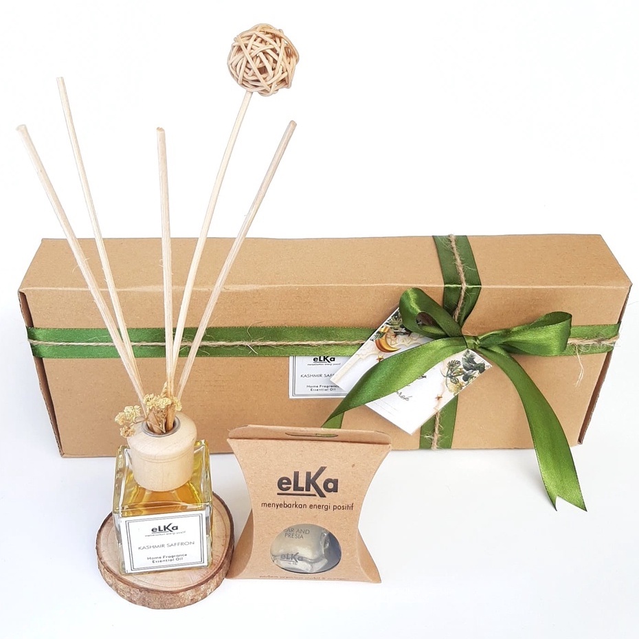 Pengharum Ruangan Aromaterapi Reed Diffuser eLKa EDISI HAMPERS