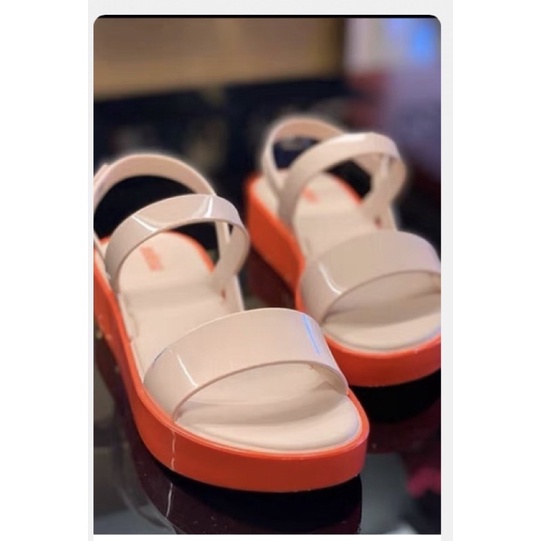 sandal wanita melissa flip platform import