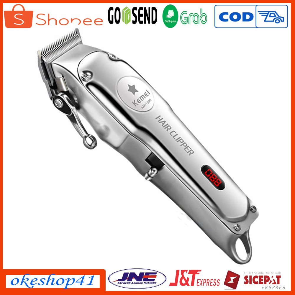 Kemei Alat Cukur Rambut KM-1996 Hair Clipper Cordless