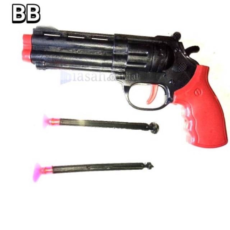 mainan pistol peluru kaca / pistol nempel kaca / mainan edukasi