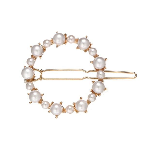 LRC Jepit Rambut Fashion Pearl Hairpin F4426X