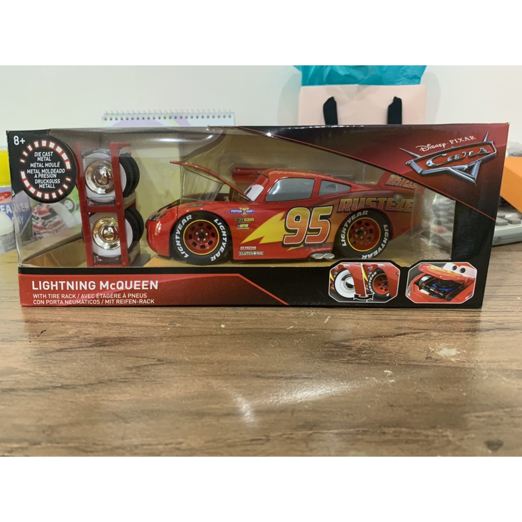 JADA CARS DIECAST LIGHTNING MCQUEEN DISNEY PIXAR MOBILAN ANAK SKALA 1 : 24 MURAH BARU LANGKA ORI