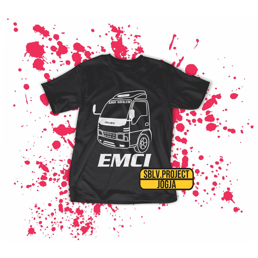 KAOS EMCI ELF MANIA DRIVER MUDA MINIBUS ISUZU