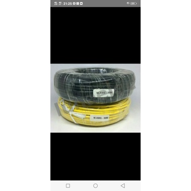 Kabel Awg16 1rol panjang 50meter serabut tembaga putih