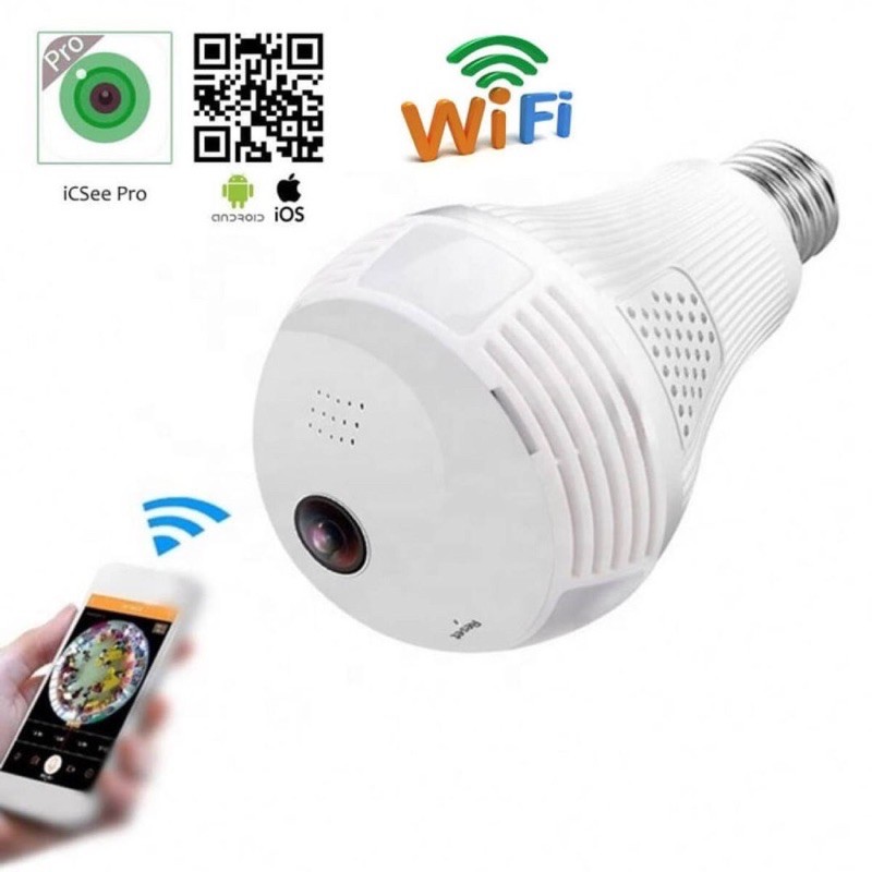 Ip cam bohlam code V380 - camera cctv bohlamp v380 - bola lampu cctv