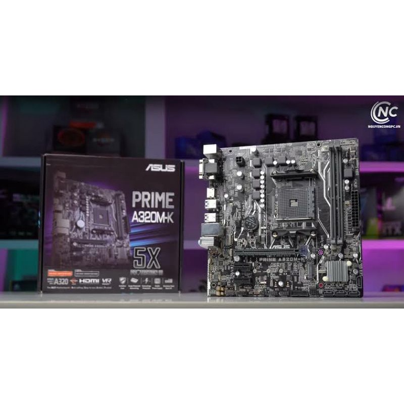 ASUS A320M-K PRIME + RAM 16GB XPG KIT + RYZEN 3 3100