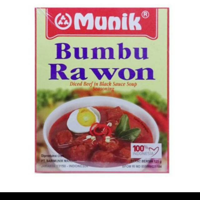 

MUNIK BUMBU RAWON 125 GRAM