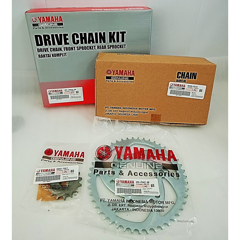 Jual GEAR SET / RANTAI SET YAMAHA R15 , XABRE Shopee Indonesia