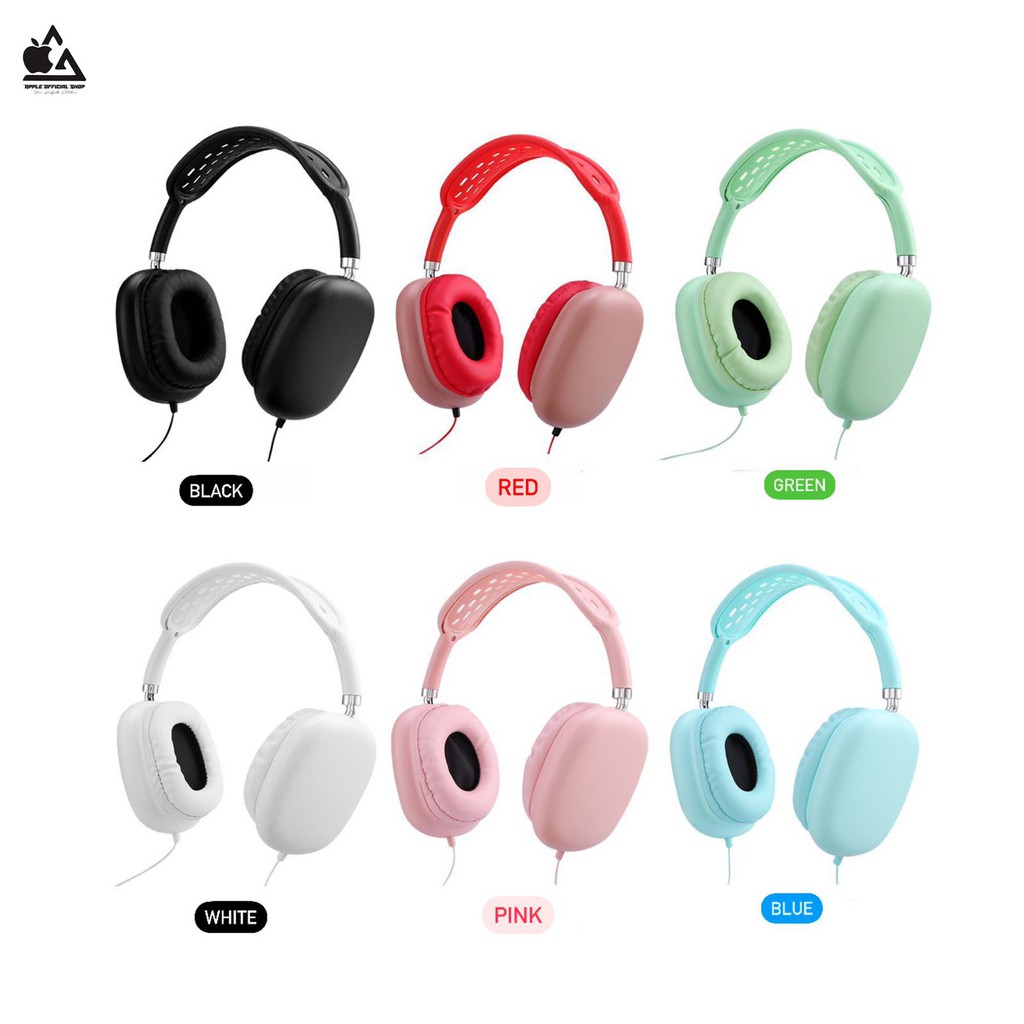 HF Headset Bando Candy Macaron Air Max Light 450 Stereo Xtra Bass Headphone Wireless Gaming Extra Bass Airpods Max Pro