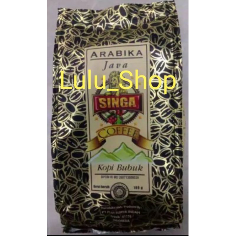 

KOPI SINGA ARABIKA 180 GRAM