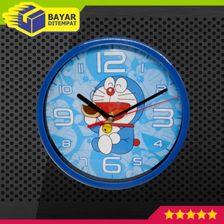 Jam Dinding DORAEMON 2015 Tempel Dinding Wall Clock Karakter Unik Dekorasi Dingding Tempel Tembok