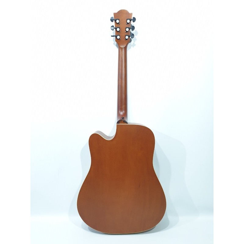 Gitar Akustik Merk Cole Clark Warna Natural Jumbo Spruce Pickguard Trusrod Senar String Murah