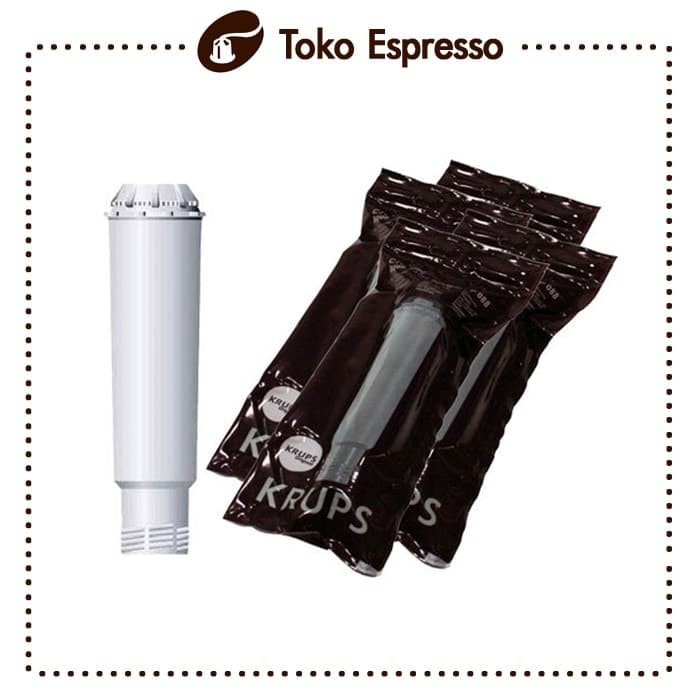 Krups F088 Filter Cartridge Pack of 4 for Espresso Coffee Machine