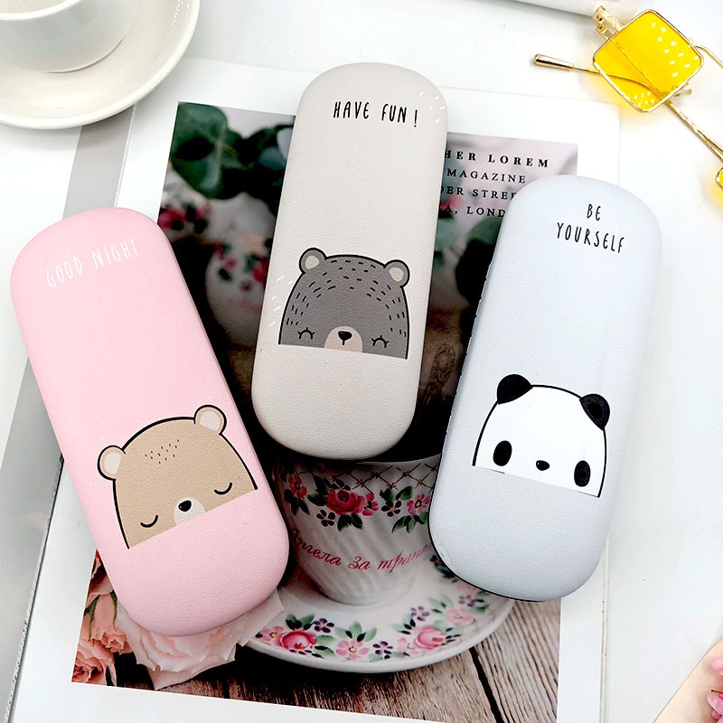 Kotak Tempat Kacamata Bears Dewasa &amp; Anak anak - Hardcase - Pet ( Group )