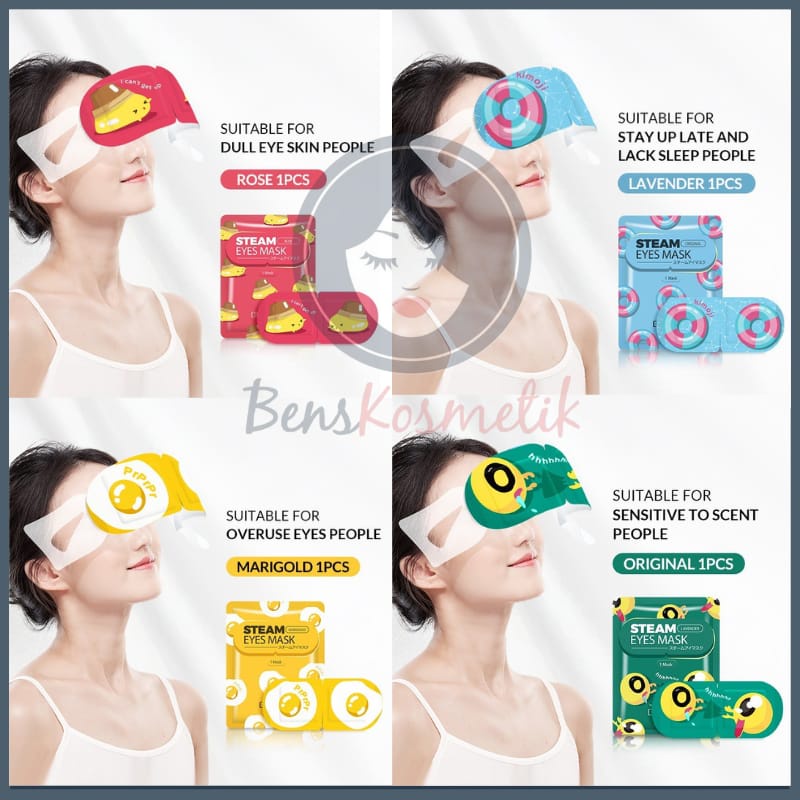 BIOAQUA MASKER MATA [ 𝗕𝗣𝗢𝗠 ] Steam Eye Mask