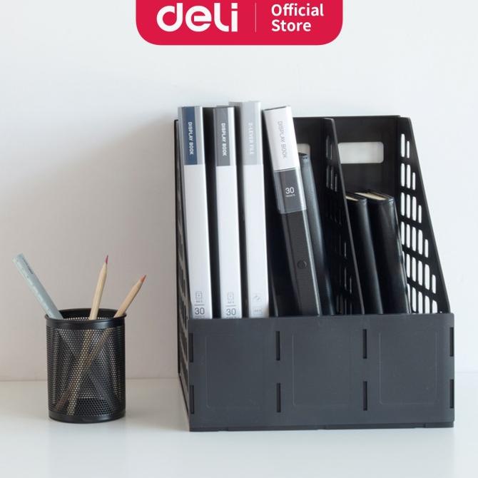 

READY COD Deli Rak Kertas / File Berbahan Plastik Isi 3kotak/4kotak 78990/78991 PROMOKode 1991