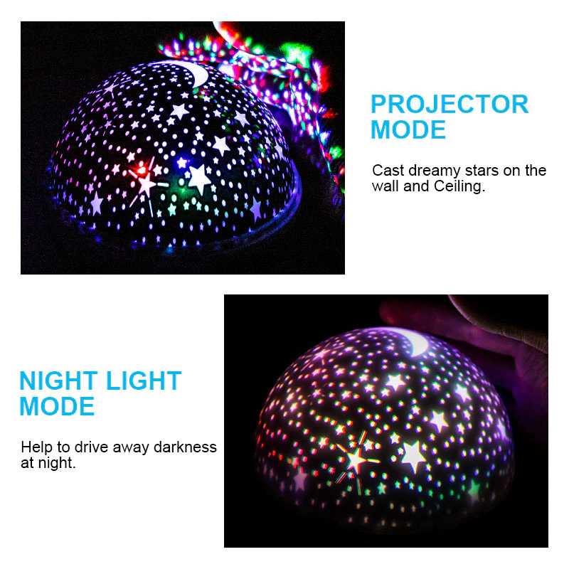 Lampu Tidur Proyektor Bintang Strarry Light Sphere Star Master - F0265