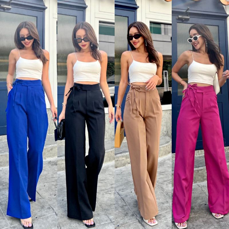 (LABEL BANGKOK MEDAN) READY CELANA KULOT PROMTHONG GHEA HW BEST SELLER IMPORT BANGKOK PANTS WANITA T