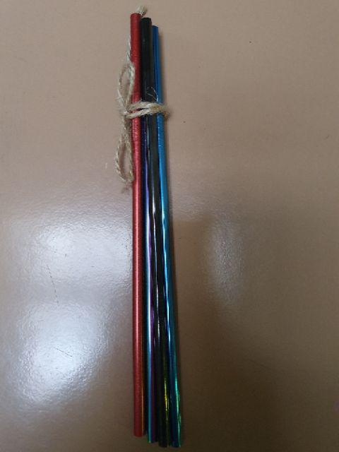 Stainless Straw Straight - Blue