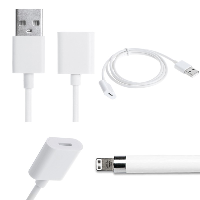 Cre Kabel Adapter Usb Male Ke Lightning 8-pin Female Panjang 1.5m Untuk Ipad Pro Pencil