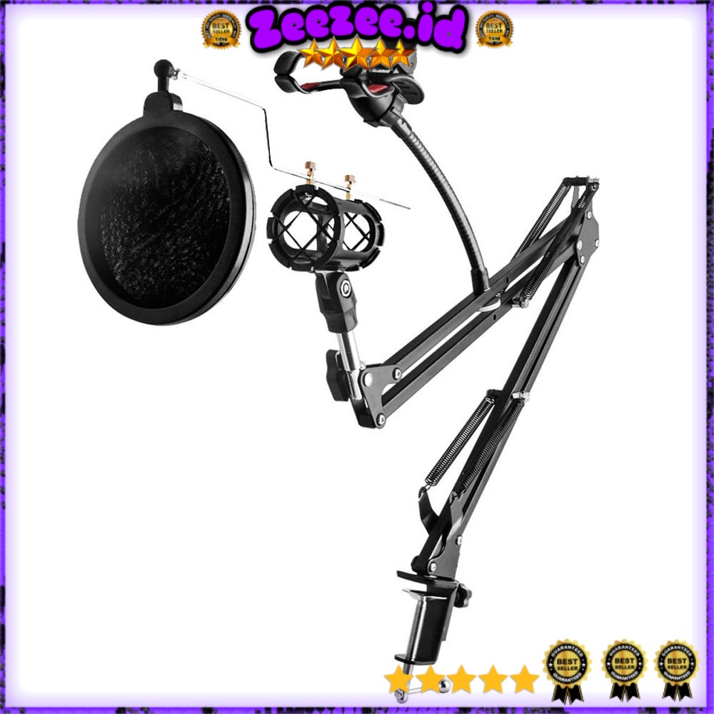 Condenser Microphone &amp; Phone Stand Holder 360 Degree Lazypod