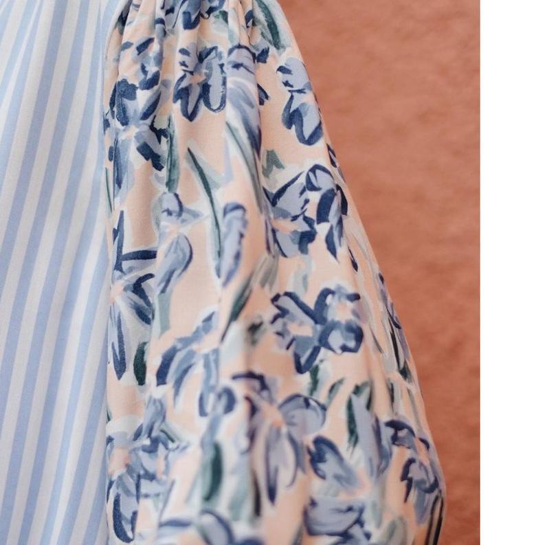 ☃ Kemeja wanita - Blouse - miyasa denim blueberry ✶