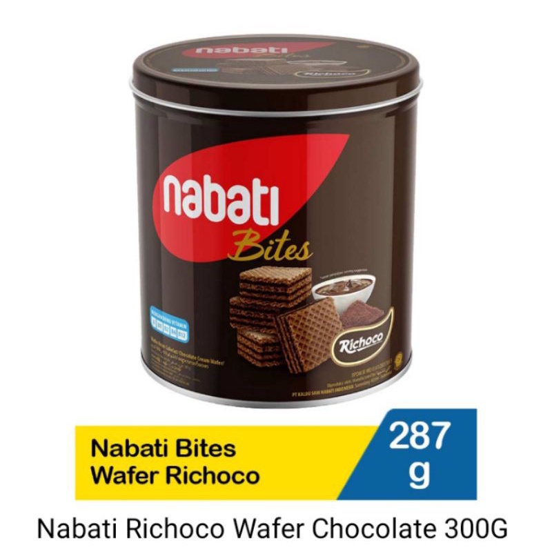 

Nabati Wafer Kaleng Coklat 287g