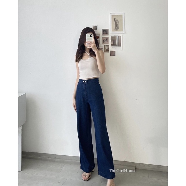 TheGirlHouse - KULOT HIGHWAIST LOOSE JEANS HANNAH