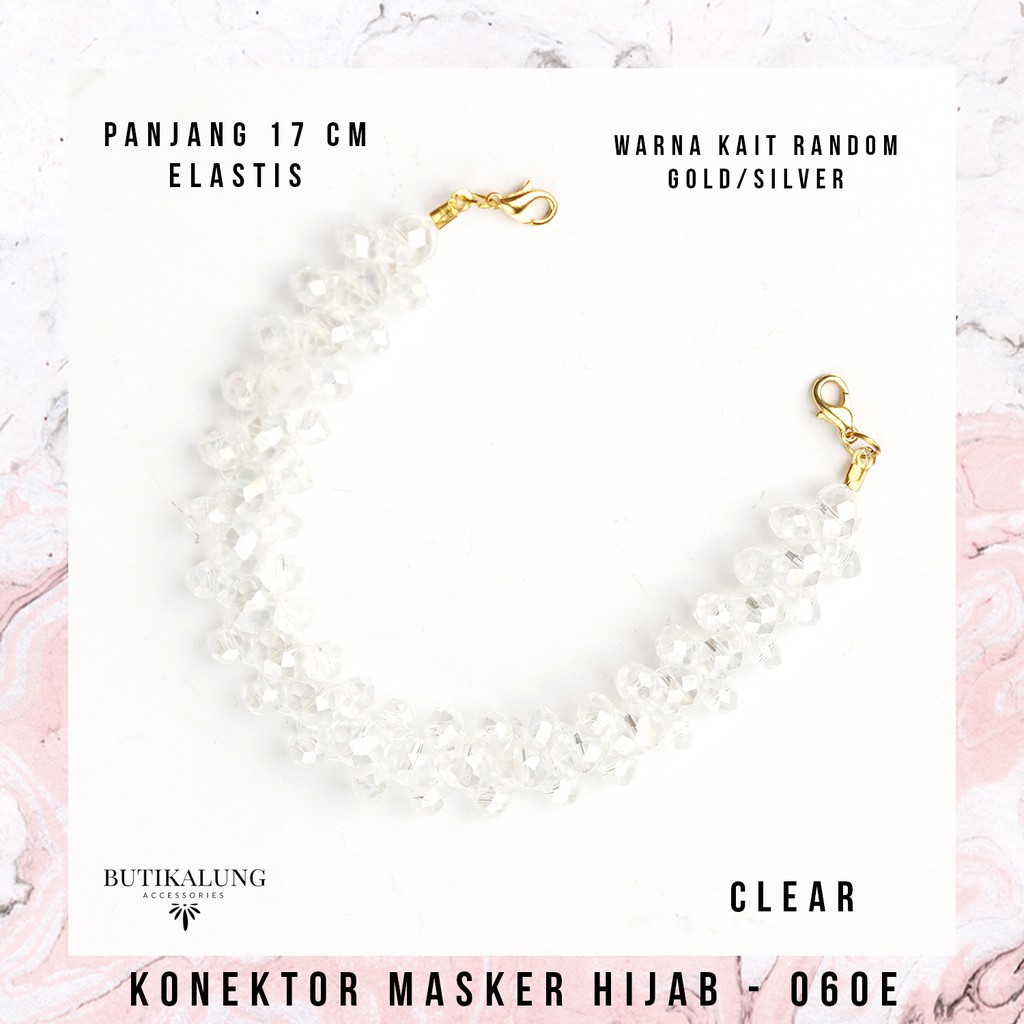 [READY-BISA COD] Konektor Masker Hijab Kancing Tali Pengait Masker Jilbab Pengikat Masker 060