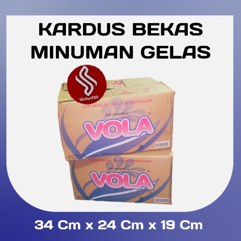 

KARDUS BEKAS MINUMAN GELAS UKURAN 34 x 24 x 19 Cm