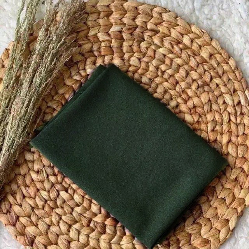 Pashmina tali PED ANTEM , bahan diamond , 170 x 75-Hijau Botol