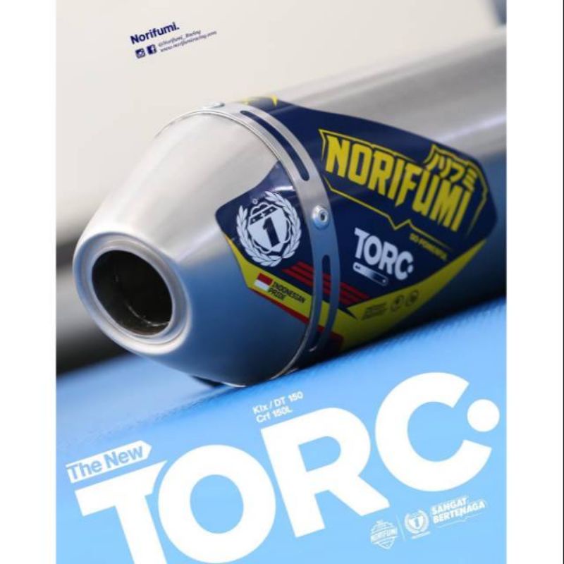 Knalpot WR155 WR 155 Norifumi TORC stainless