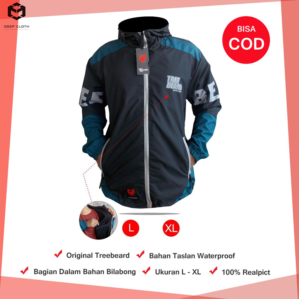 [BISA COD] JAKET PRIA TERBARU STORMLINE TREEBEARD PRIA WANITA OUTDOOR STORM LINE TREEBEARS TREEBEARD