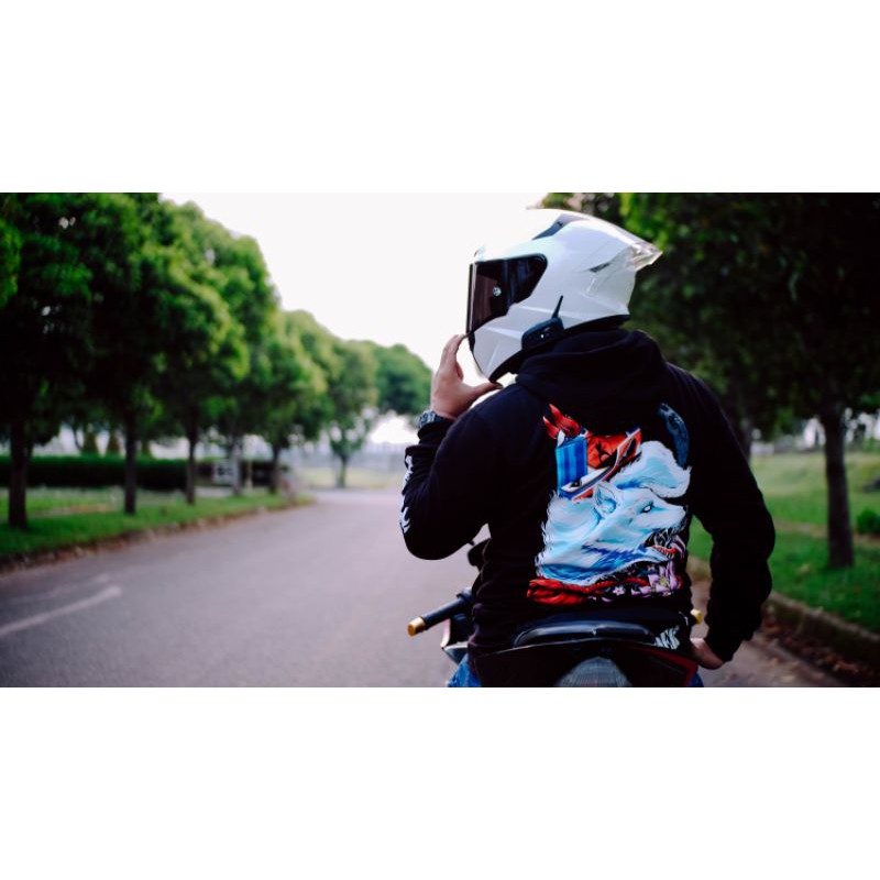 Hoodie Prostreet White Fox size XL