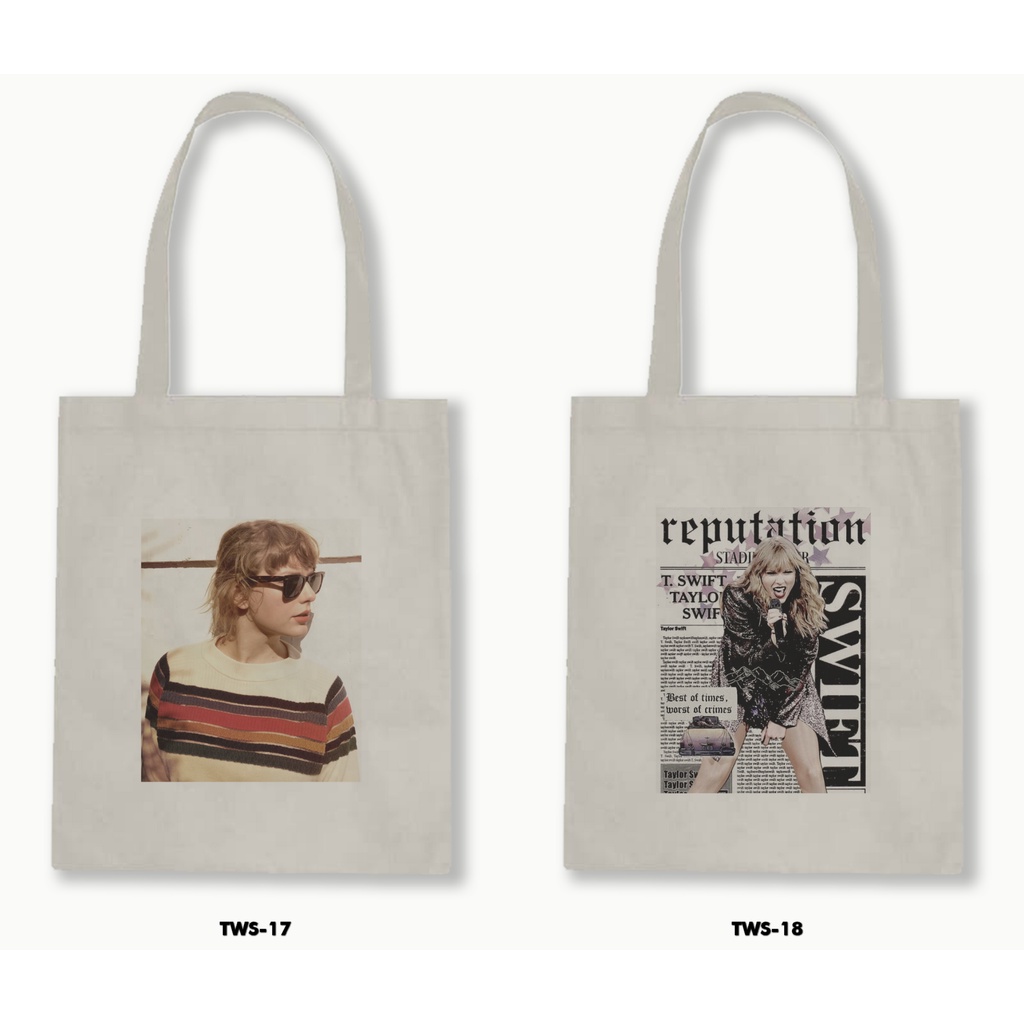 TOTE BAG BLACU  - TAYLOR SWIFT 04