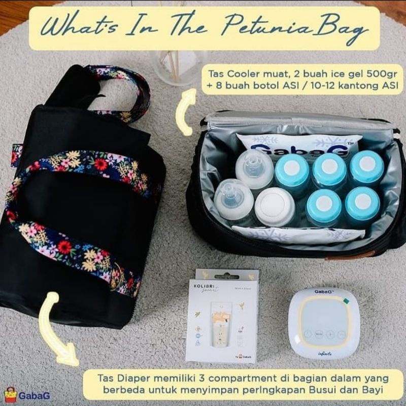 Gabag Petunia Tas Asi (cooler beg)